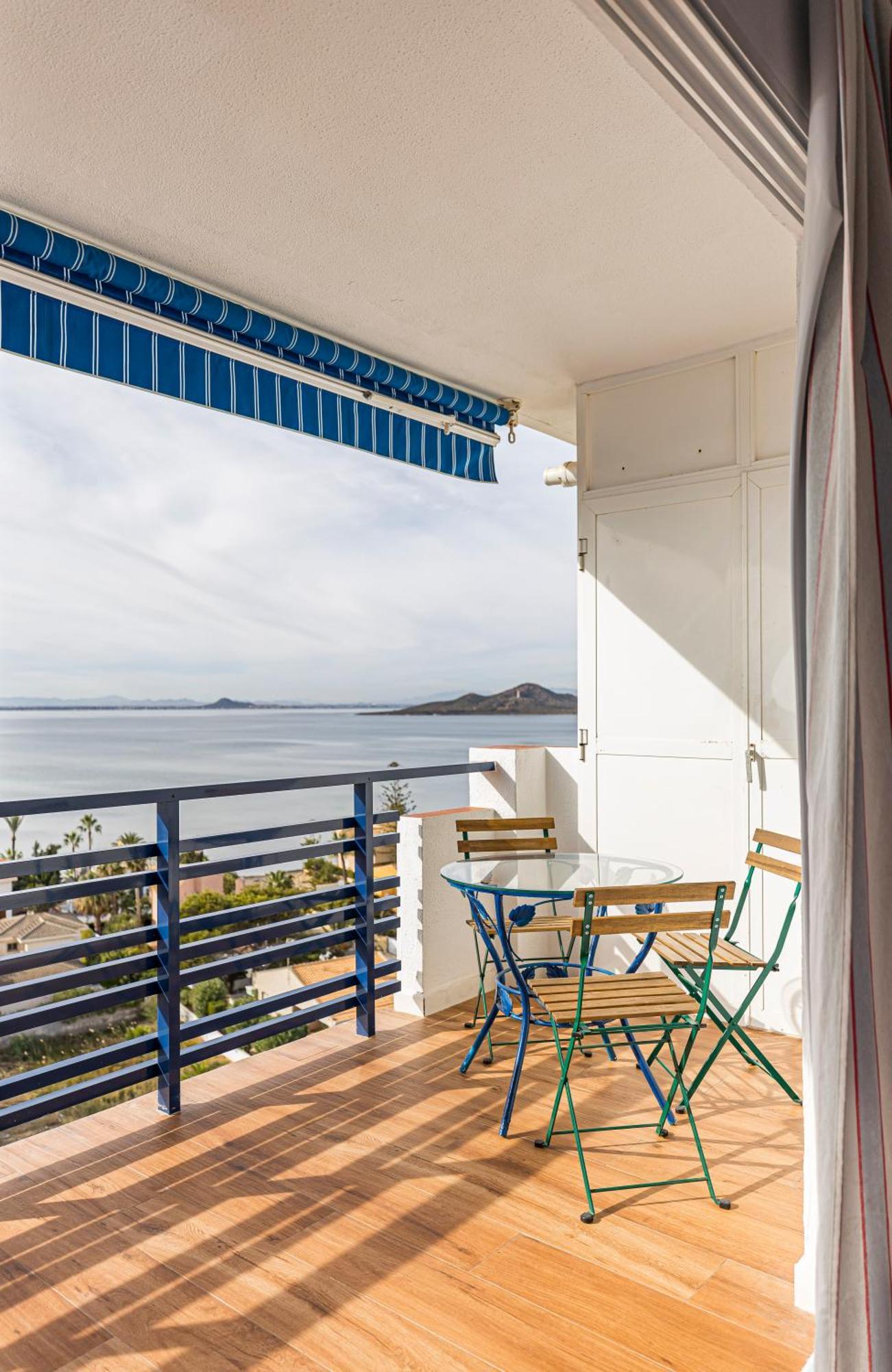 The Manga Beach Sea View Studio Crystal Clear Water & Sandy Beach, Fibre Wifi & Airco La Manga del Mar Menor Exterior photo