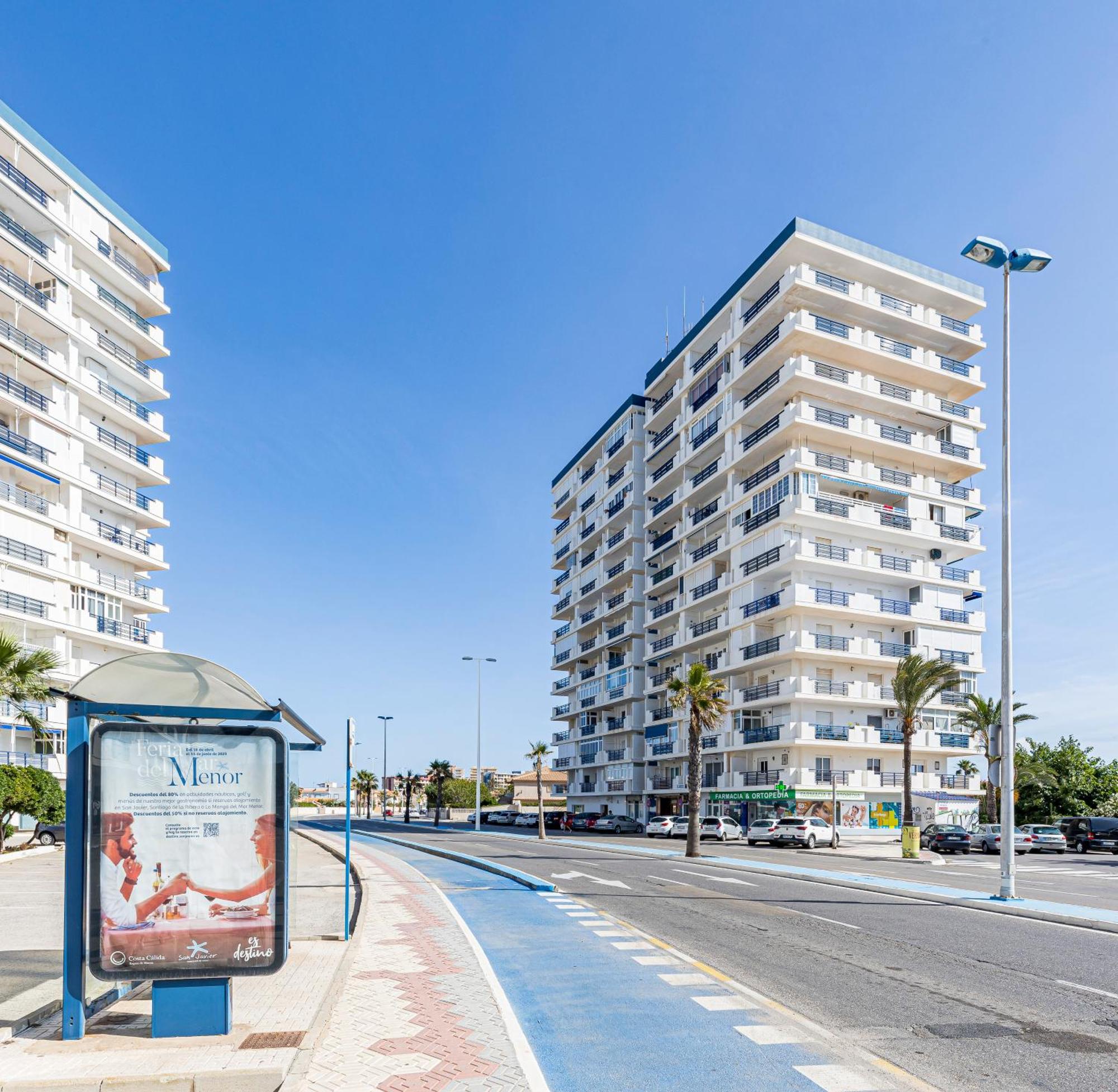 The Manga Beach Sea View Studio Crystal Clear Water & Sandy Beach, Fibre Wifi & Airco La Manga del Mar Menor Exterior photo